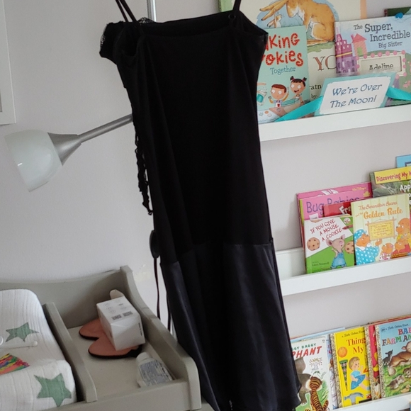 Silky Little Black Dress - Picture 5 of 6